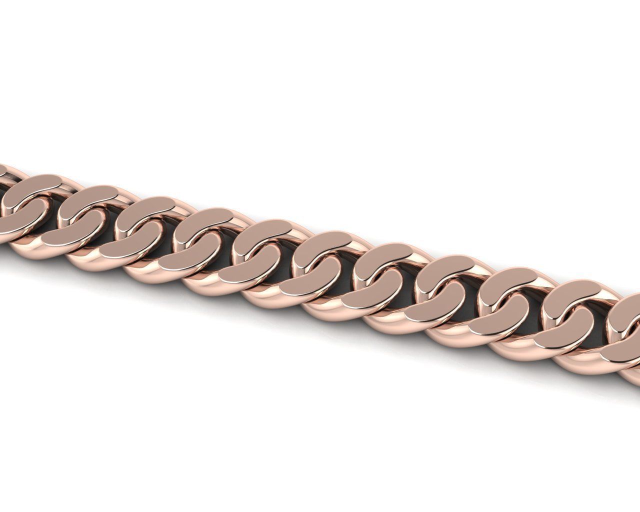 Cuban chain 3D print model 3D print model_9