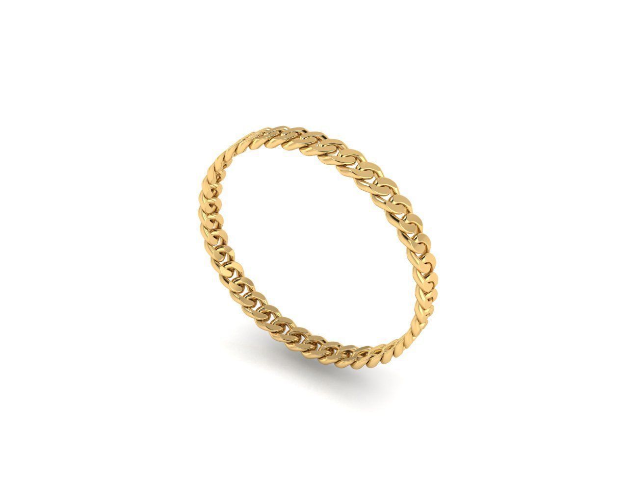 Cuban chain 3D print model 3D print model_2