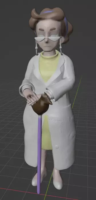 Professor Magnolia 3D print model_0