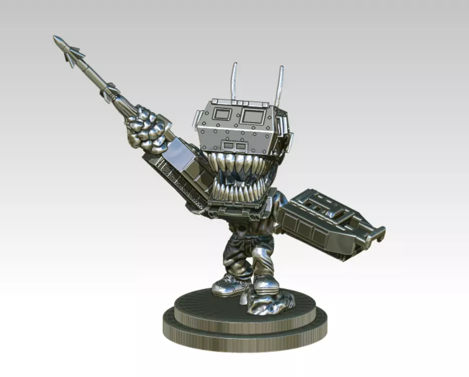 Himars-Man Ukrainian style 3D print model_0