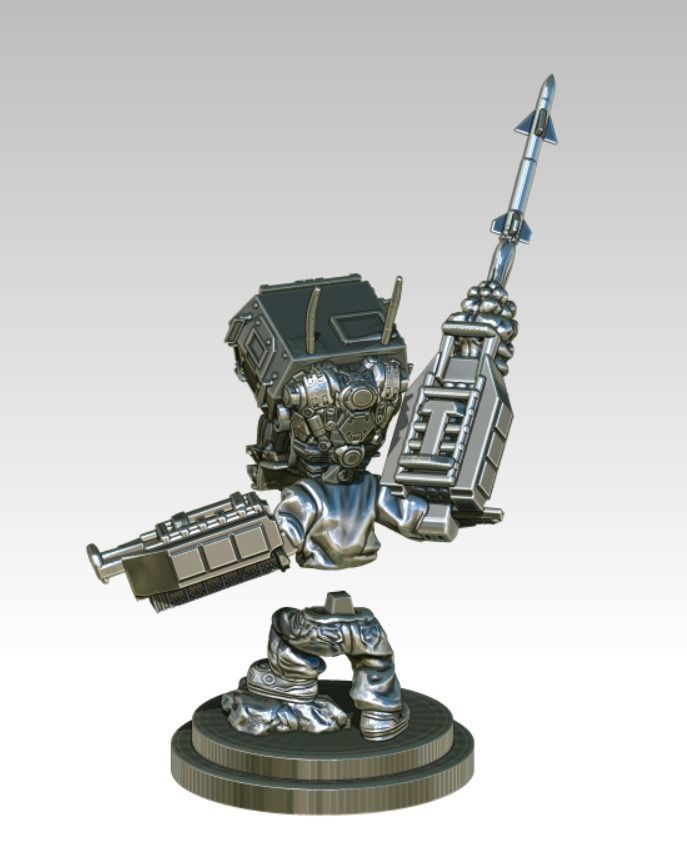 Himars-Man Ukrainian style 3D print model_2