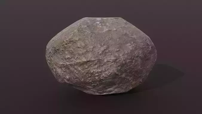 3D Rock 08 PBR Low-poly 3D model
