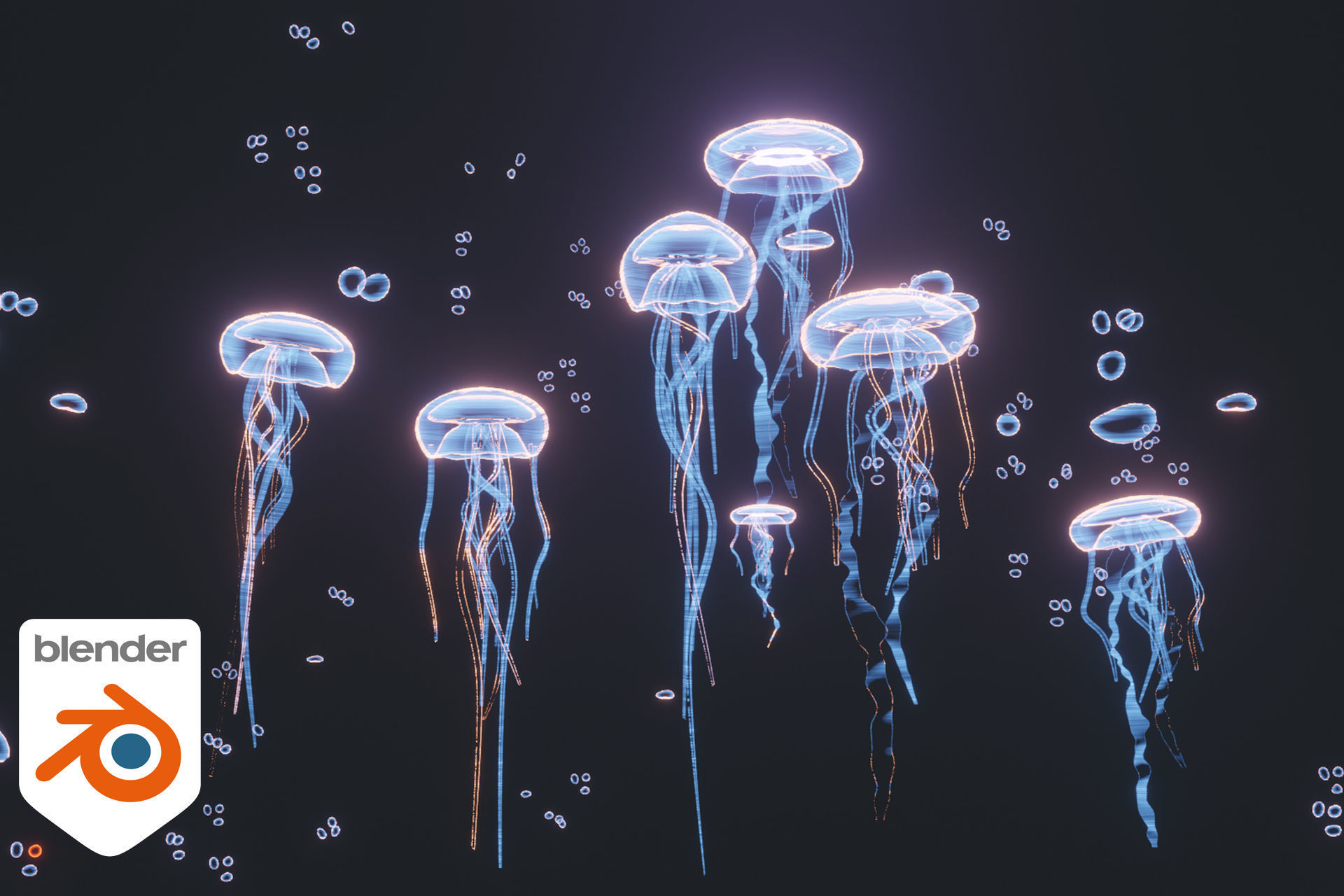 JellyFish Hologram 3D model_4