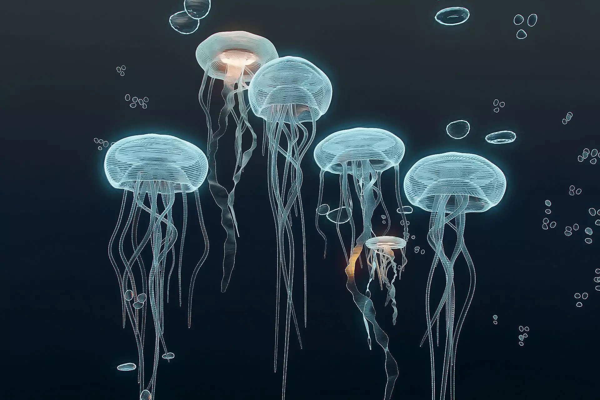 JellyFish Hologram 3D model_0