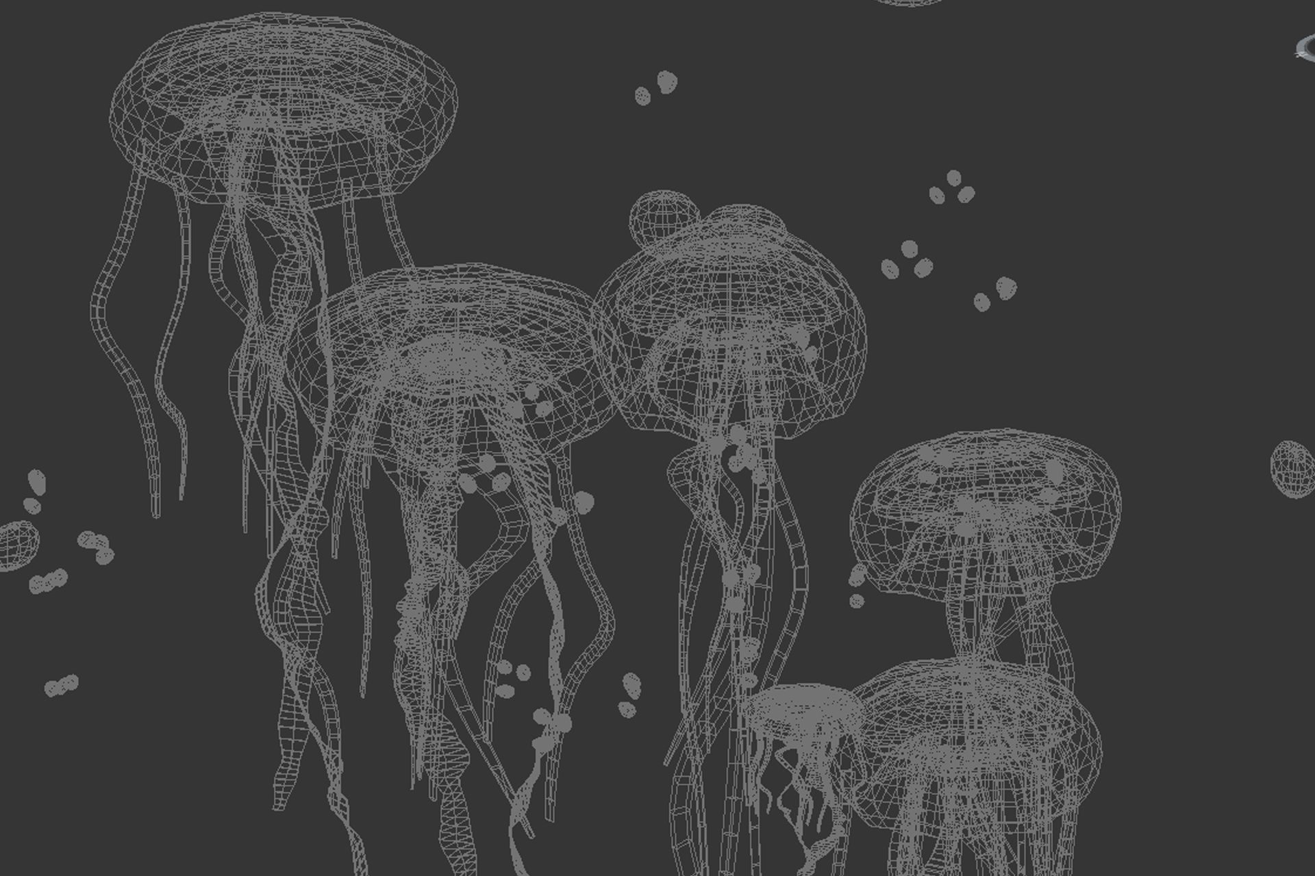 JellyFish Hologram 3D model_7