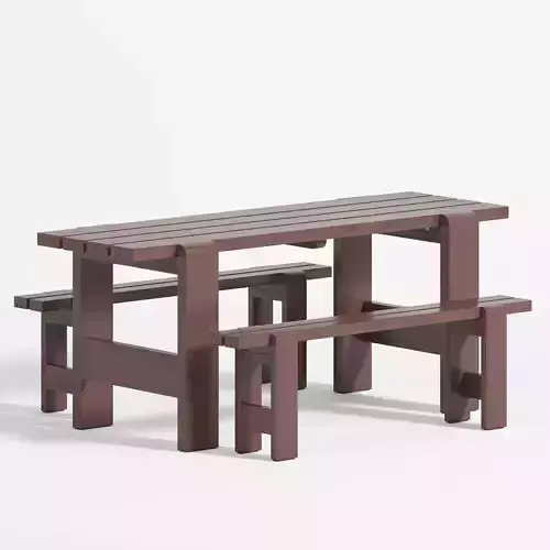 Hay garden table and chair 2