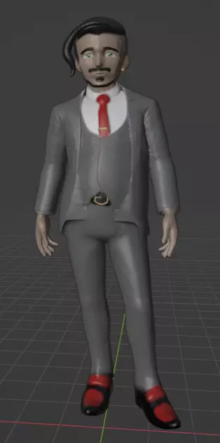 Rose pokemon trainer  3D print model_0