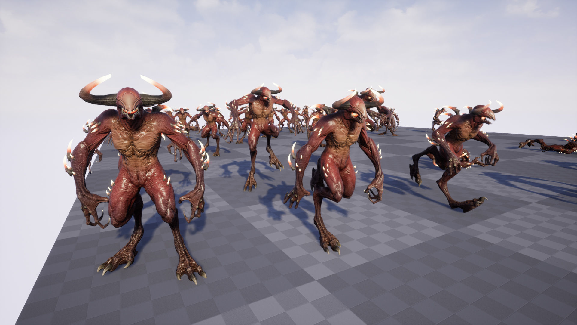 Faceless Demon 2 Low-poly 3D model_21