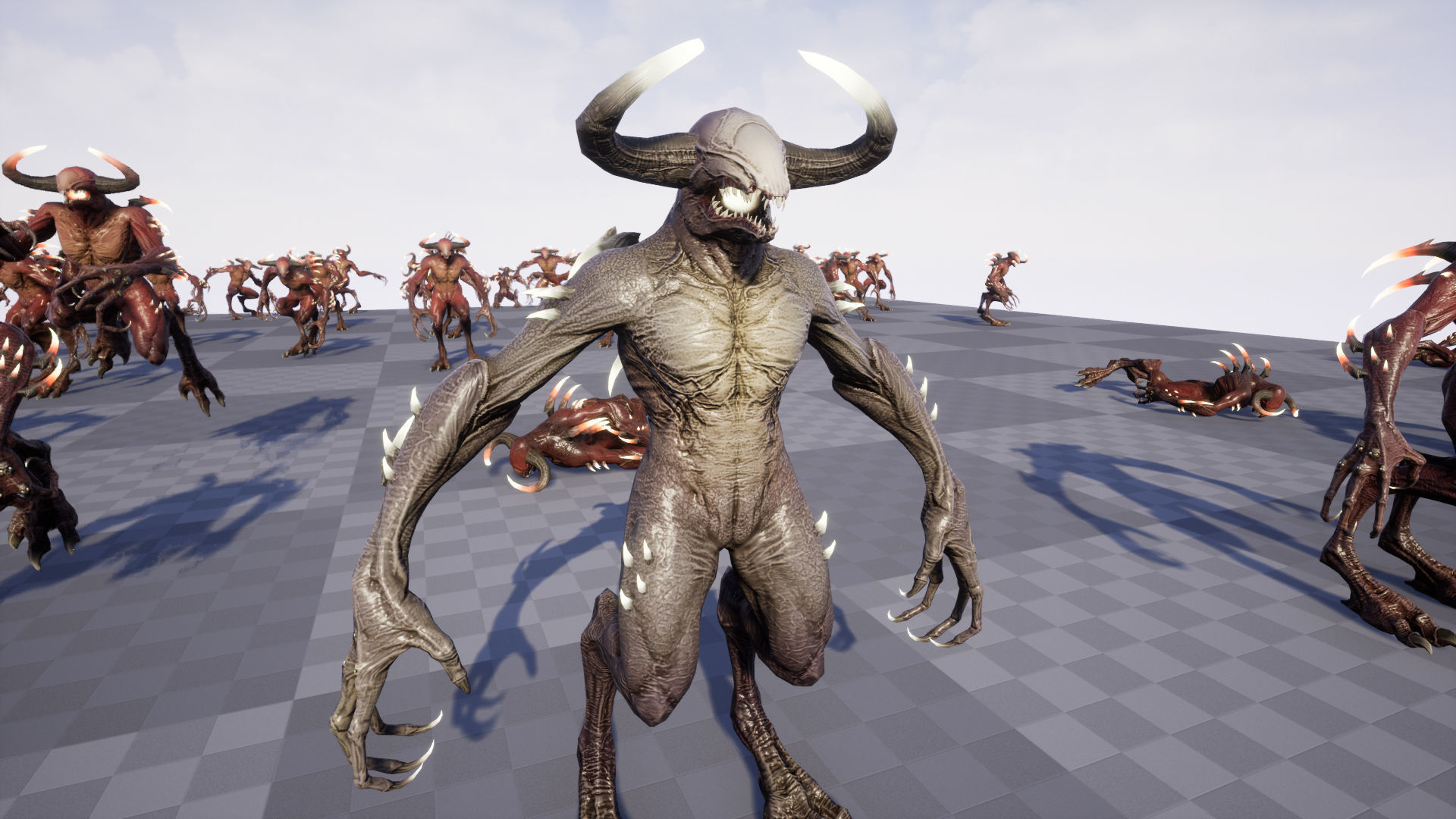 Faceless Demon 2 Low-poly 3D model_24