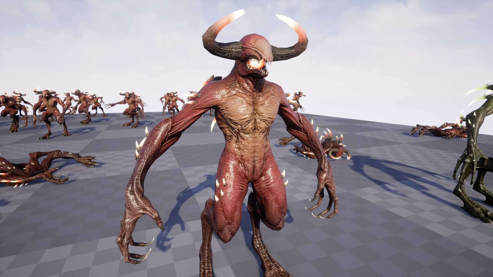 Faceless Demon 2 Low-poly 3D model_22