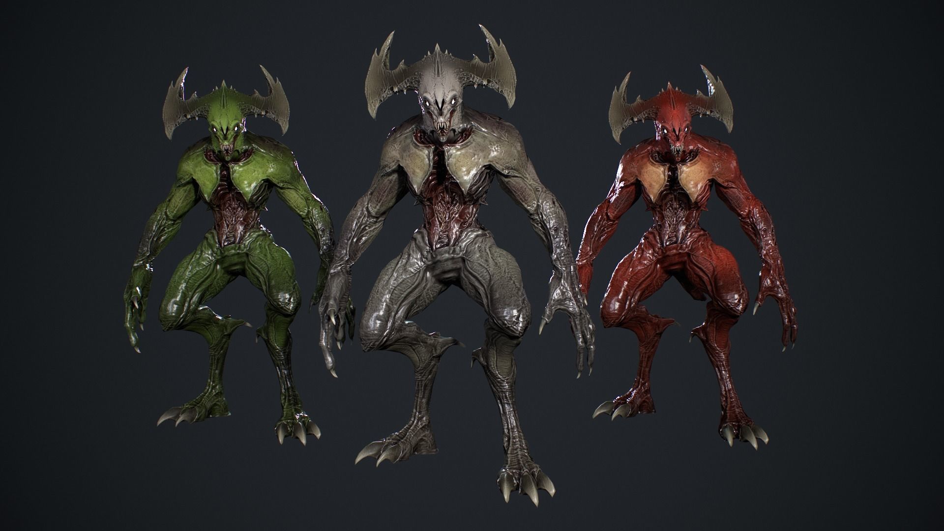 Hell Demon Pack 2 3D Model Collection_18
