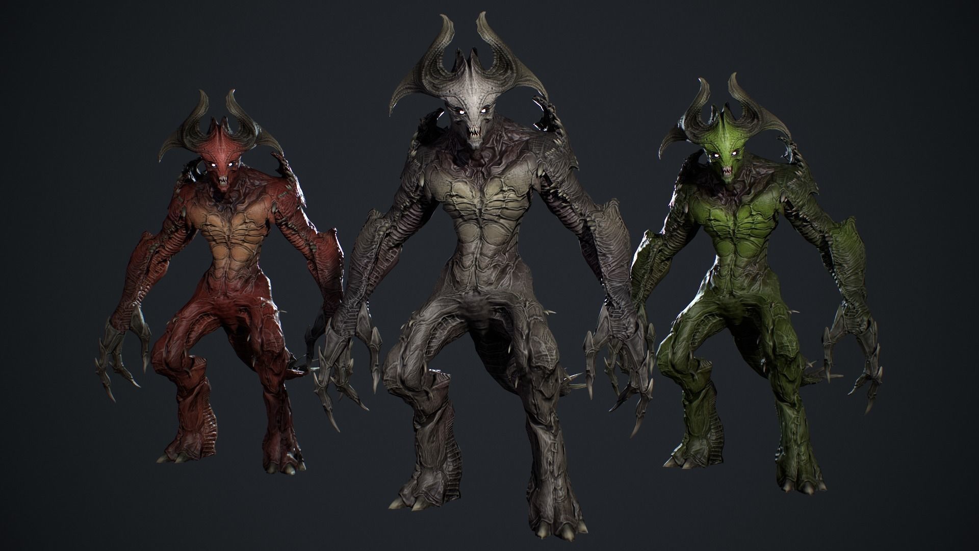 Hell Demon Pack 2 3D Model Collection_16