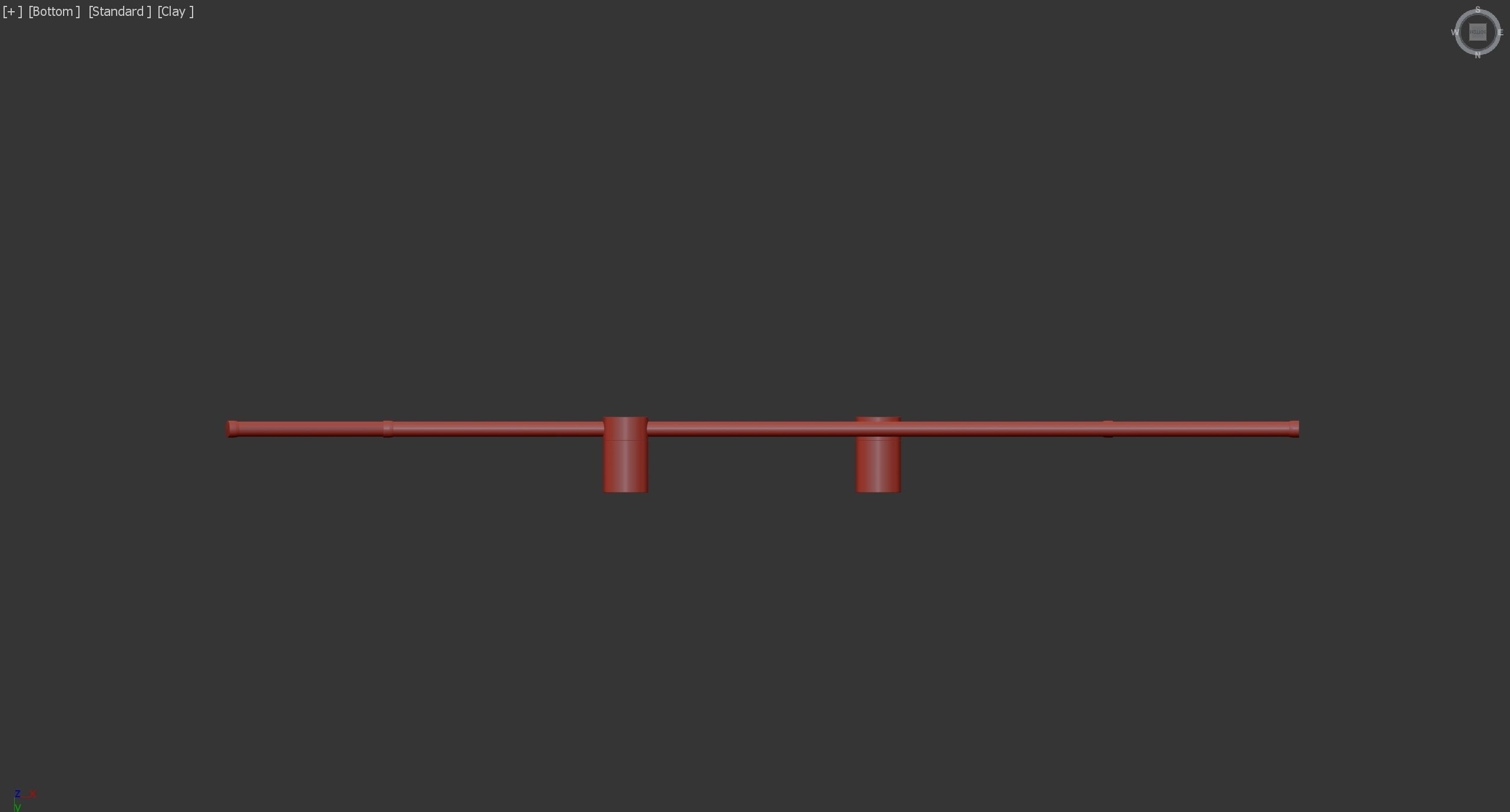 Modern LED Wall Lamp 3D model_6