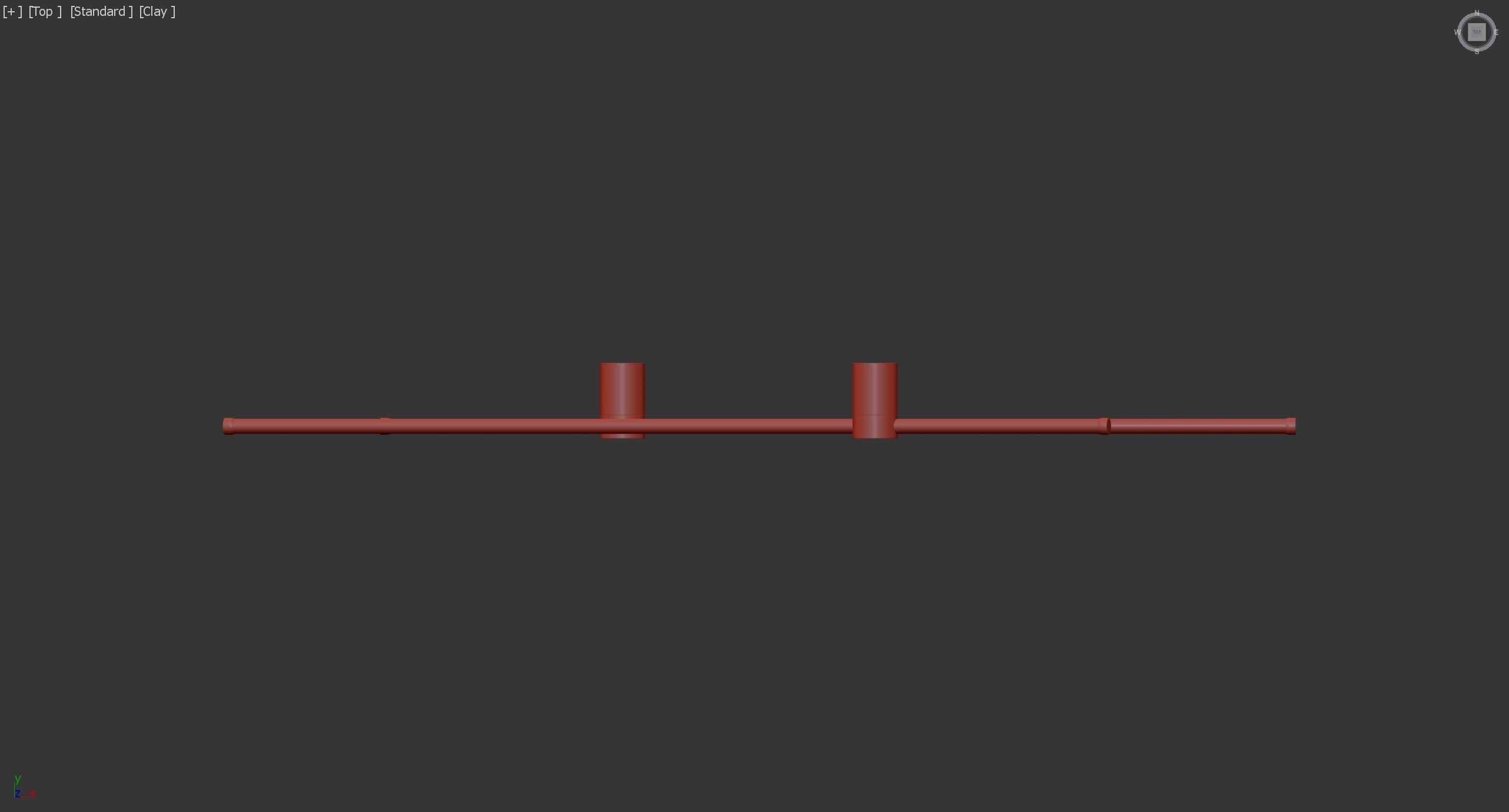 Modern LED Wall Lamp 3D model_5