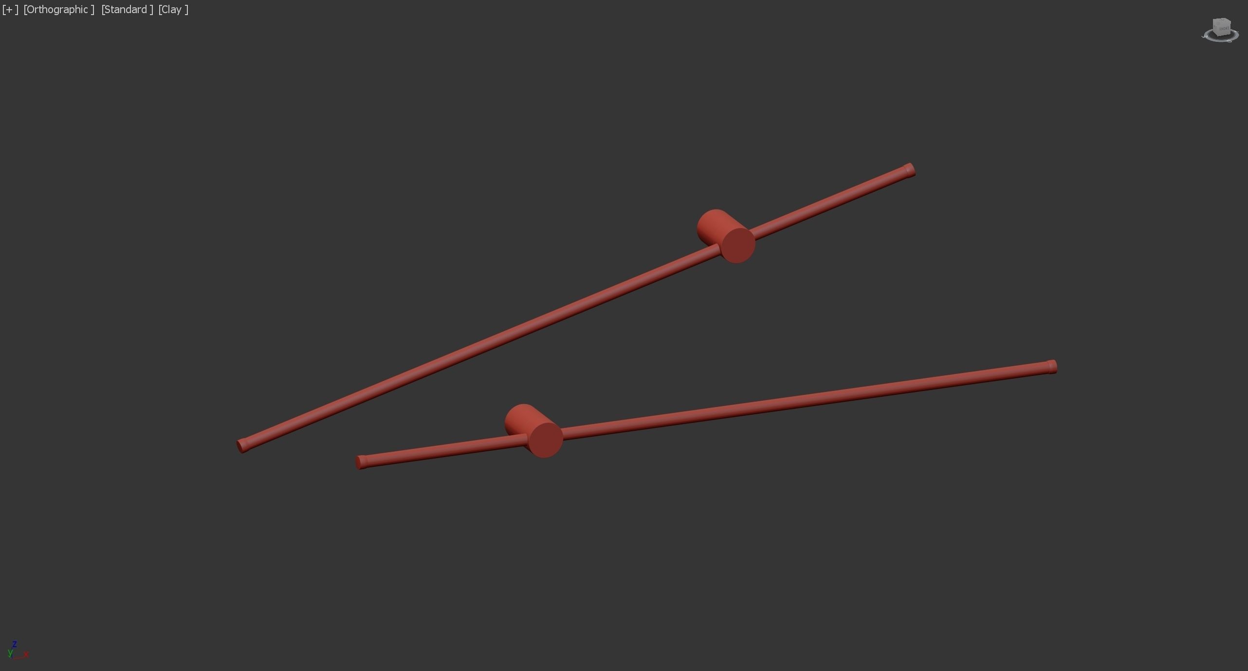 Modern LED Wall Lamp 3D model_3