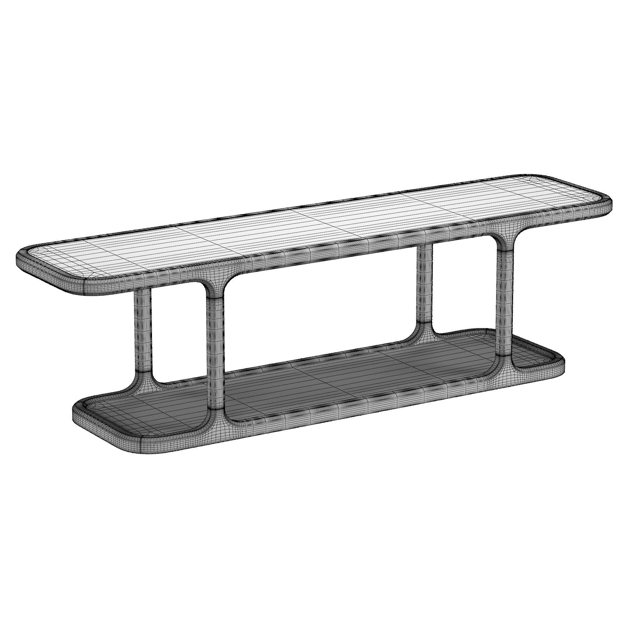 Bellagio Low Table 3D model_4