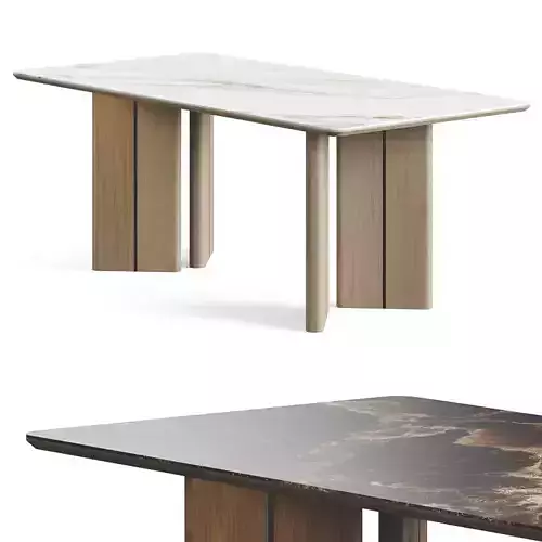 Laskasas Ponza Dining Table 3D model