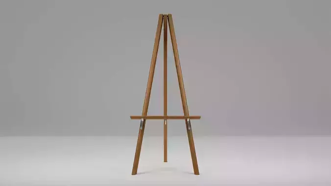 Simple Easel with sturdy wood legs 