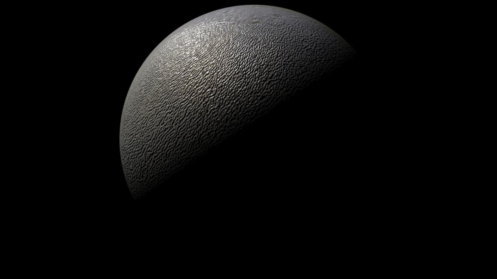 Dione Planet 3D model_2