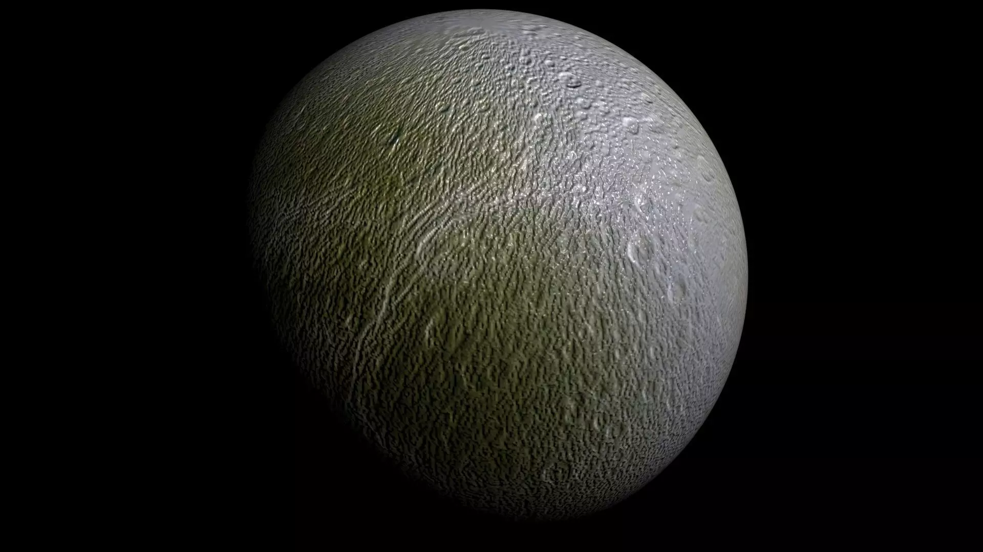 Dione Planet 3D model_0