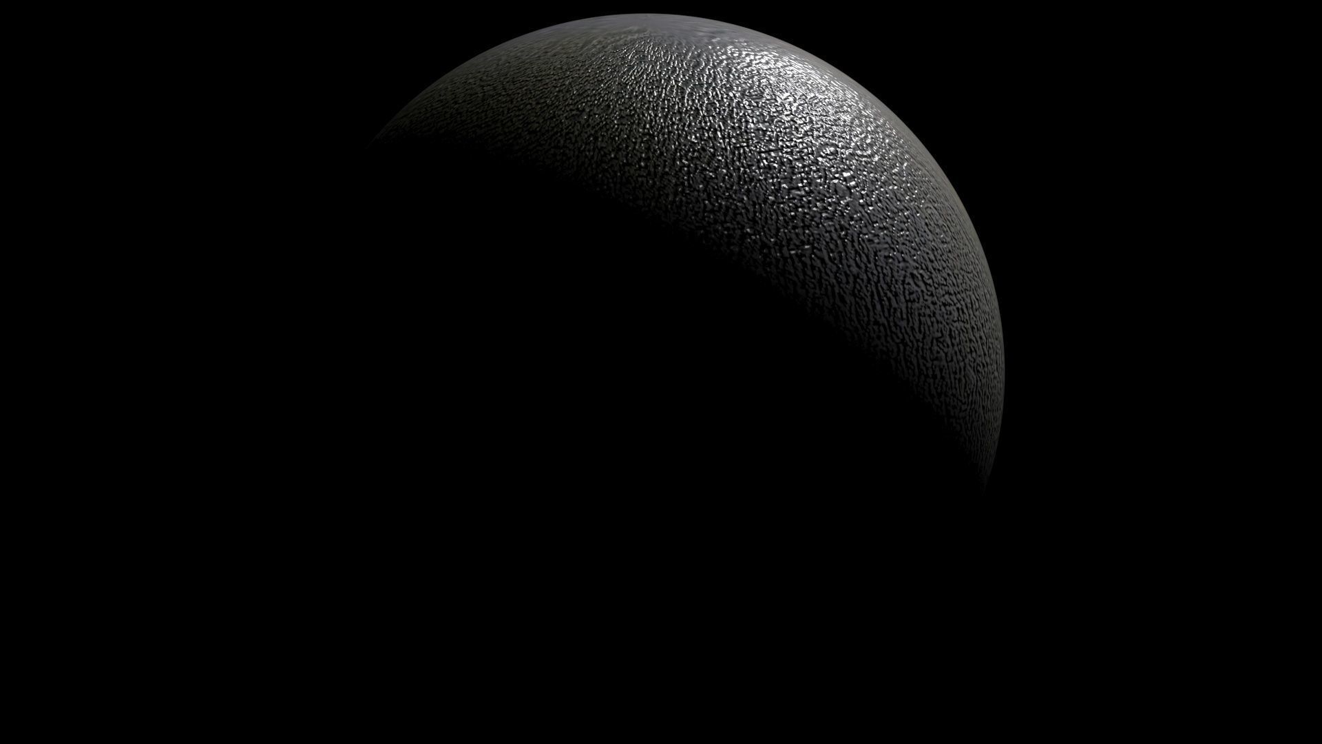Dione Planet 3D model_4