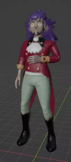 Leon pokemon master 2 3D print model_0