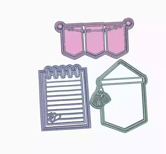 SET X  3 CORTANTES MARCO BANDERIN GALLETITAS