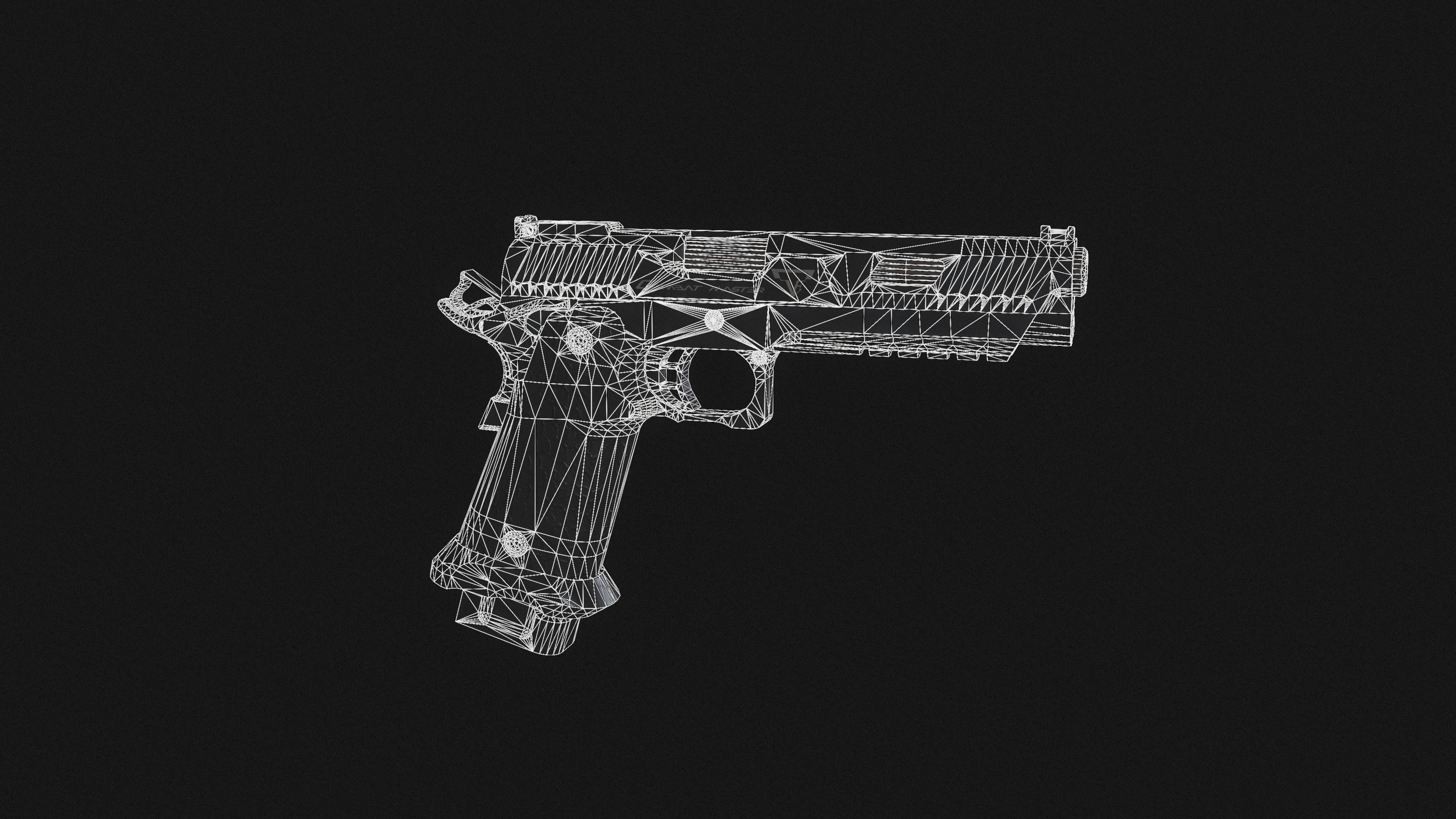 Taran Tactical STI 2011 Low Poly Game Ready PBR Low-poly 3D model_7
