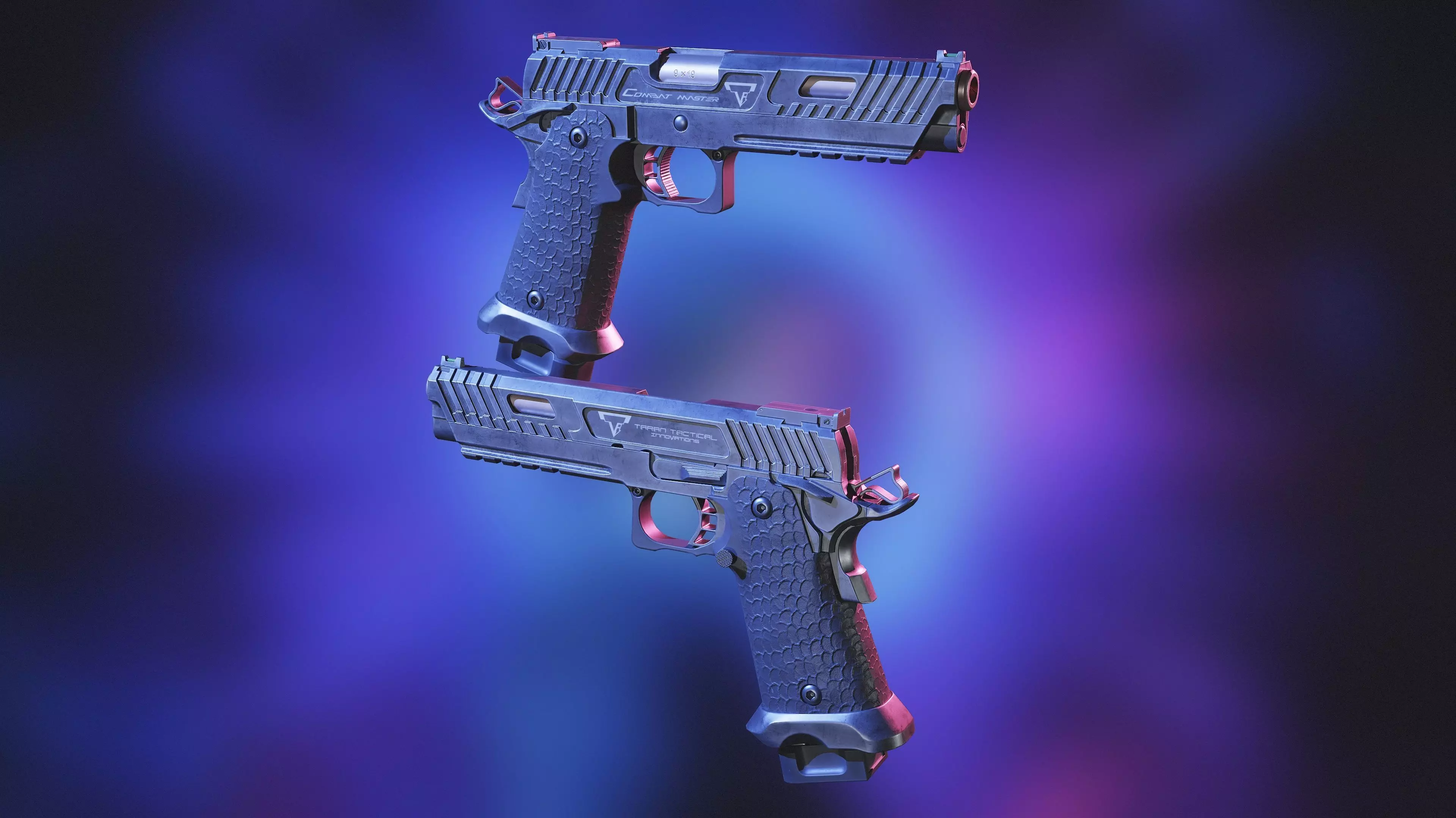 Taran Tactical STI 2011 Low Poly Game Ready PBR Low-poly 3D model_0