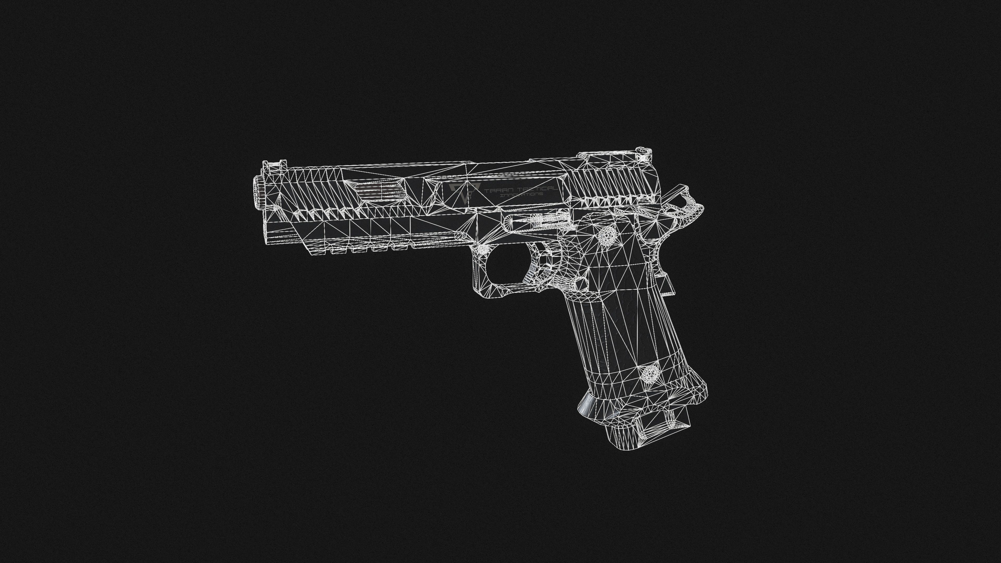 Taran Tactical STI 2011 Low Poly Game Ready PBR Low-poly 3D model_8