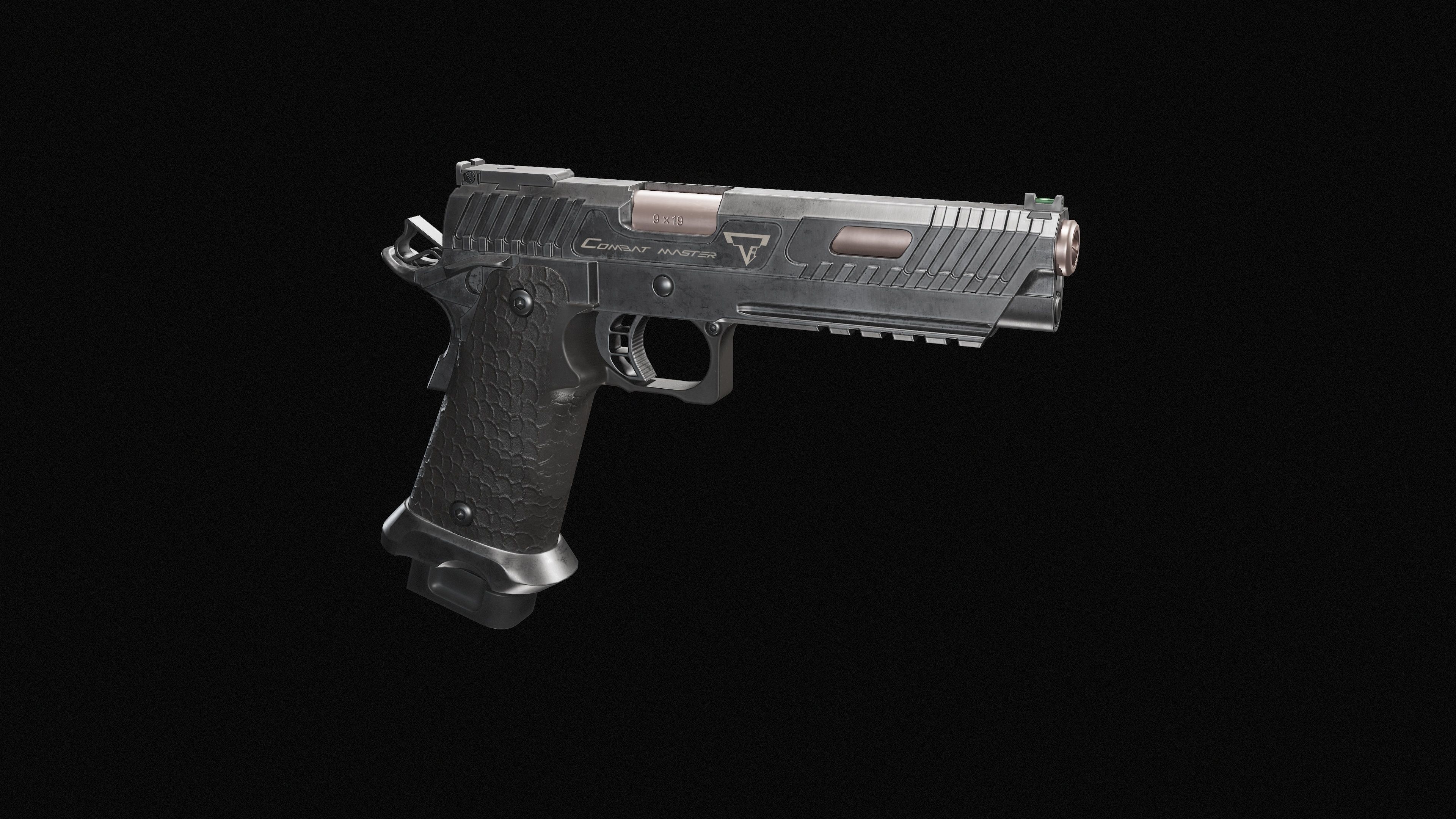 Taran Tactical STI 2011 Low Poly Game Ready PBR Low-poly 3D model_5