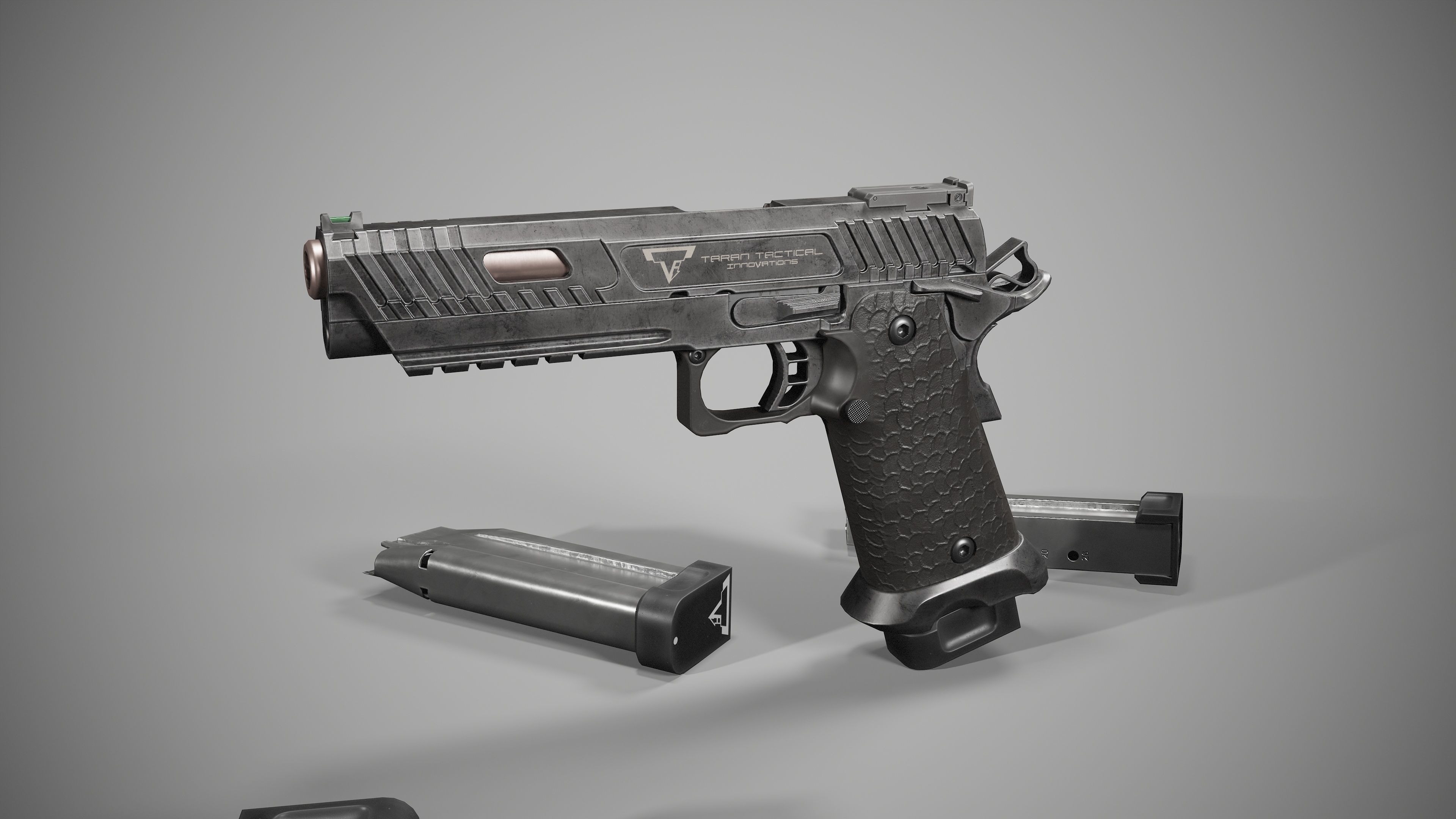 Taran Tactical STI 2011 Low Poly Game Ready PBR Low-poly 3D model_2