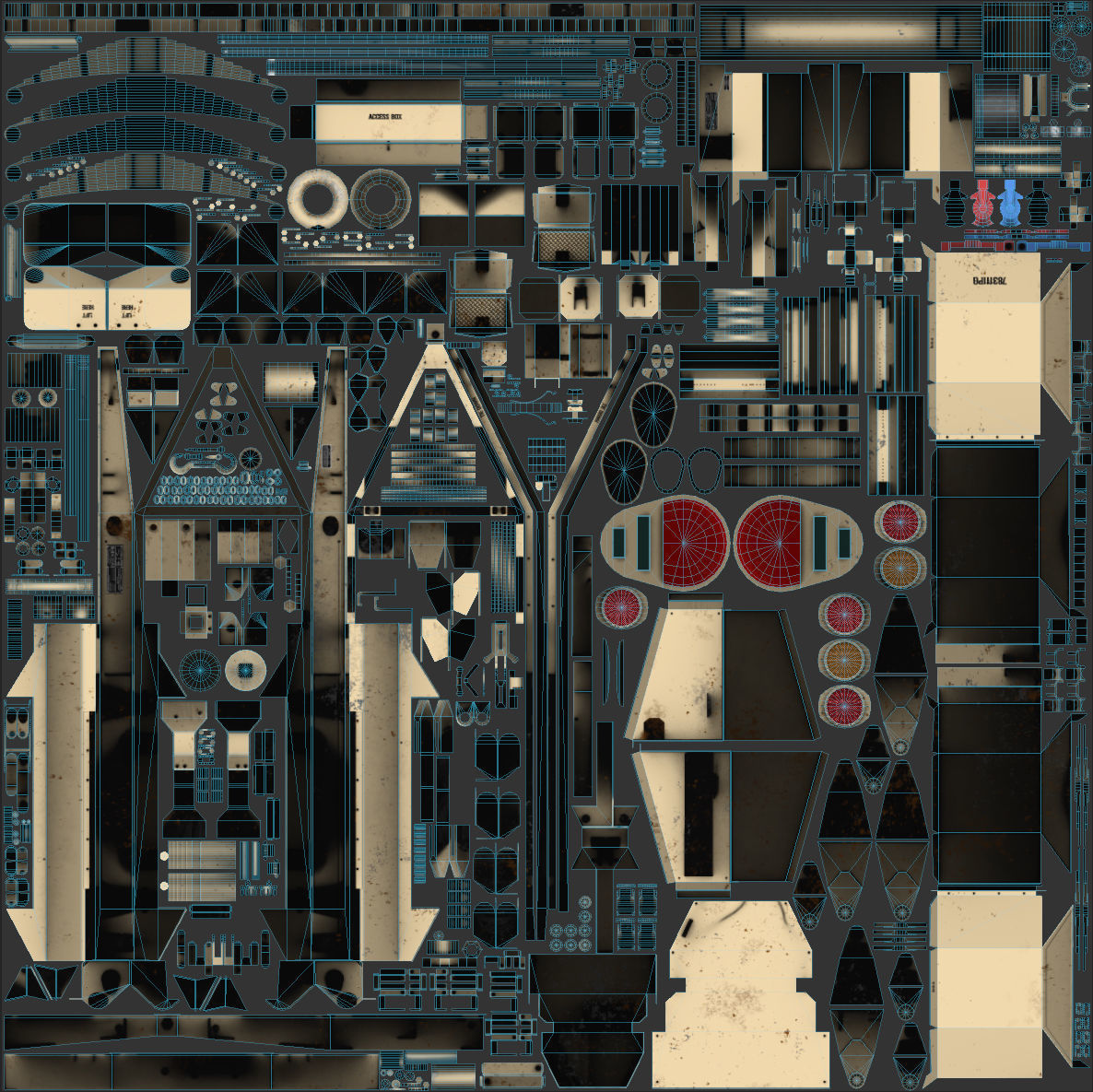 Power Generator Trailer  Low-poly 3D model_14