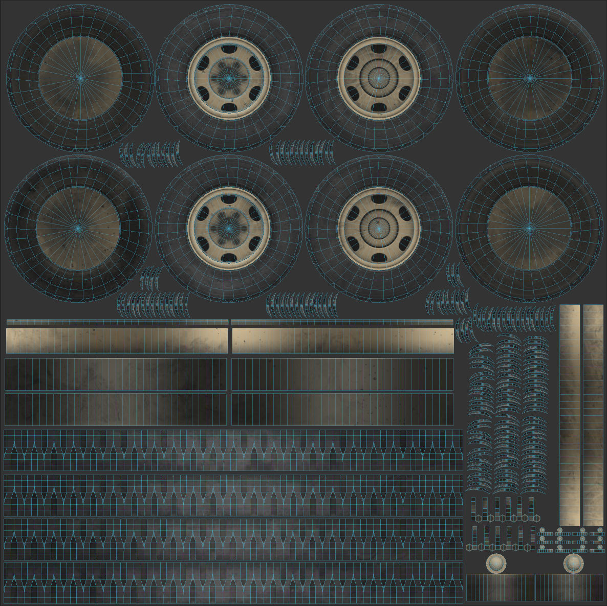 Power Generator Trailer  Low-poly 3D model_15