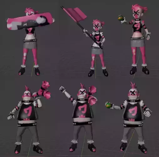team yell 3D print model
