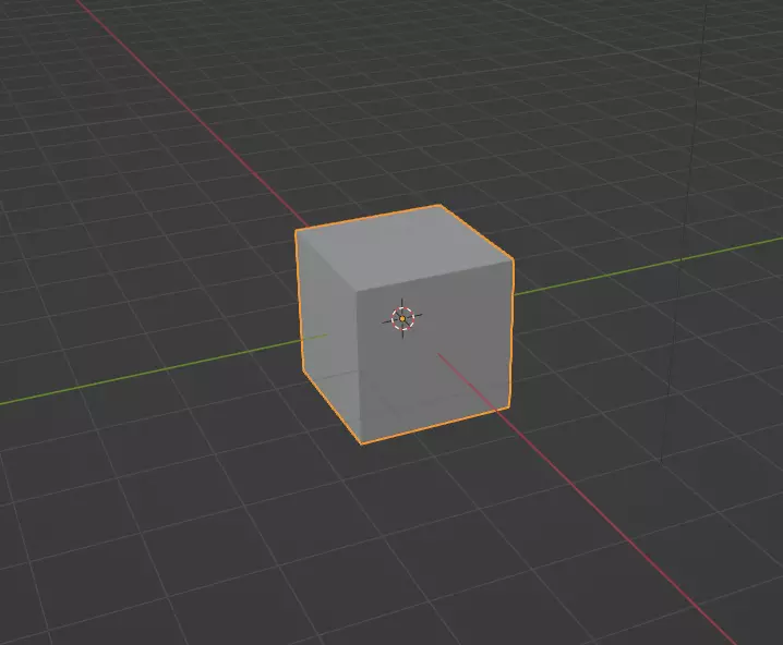cube blender 3D print model_0