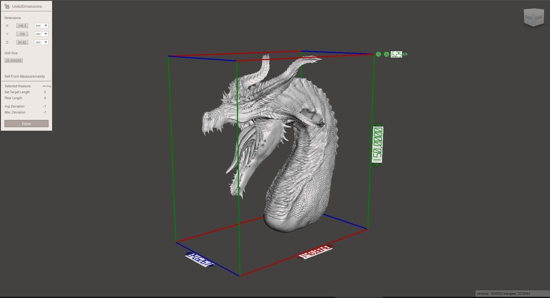 Dragon Head 02 3D print model