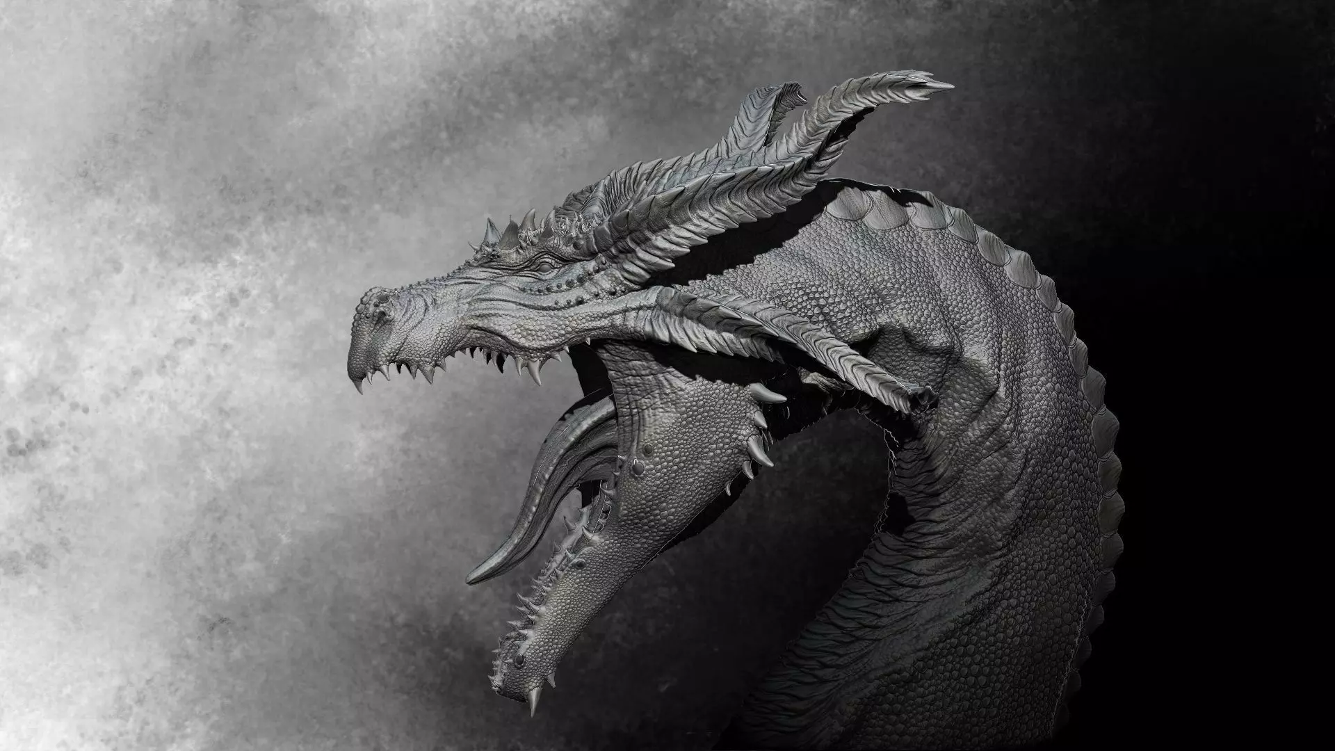 Dragon Head 02 3D print model