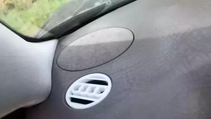 Audi 80 B3 Dash Top Vent with Audi Logo 3D print model