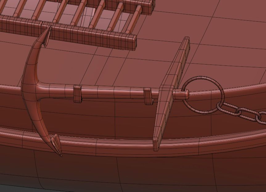 Caravel - La Pinta - Carabela La pinta 3D model_4