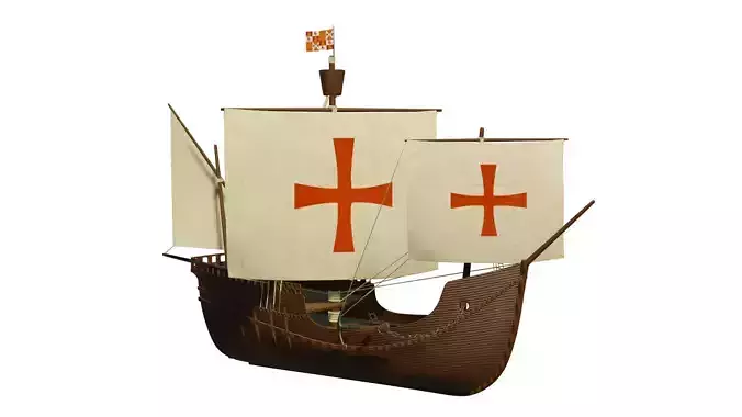 Caravel - La Pinta - Carabela La pinta 3D model