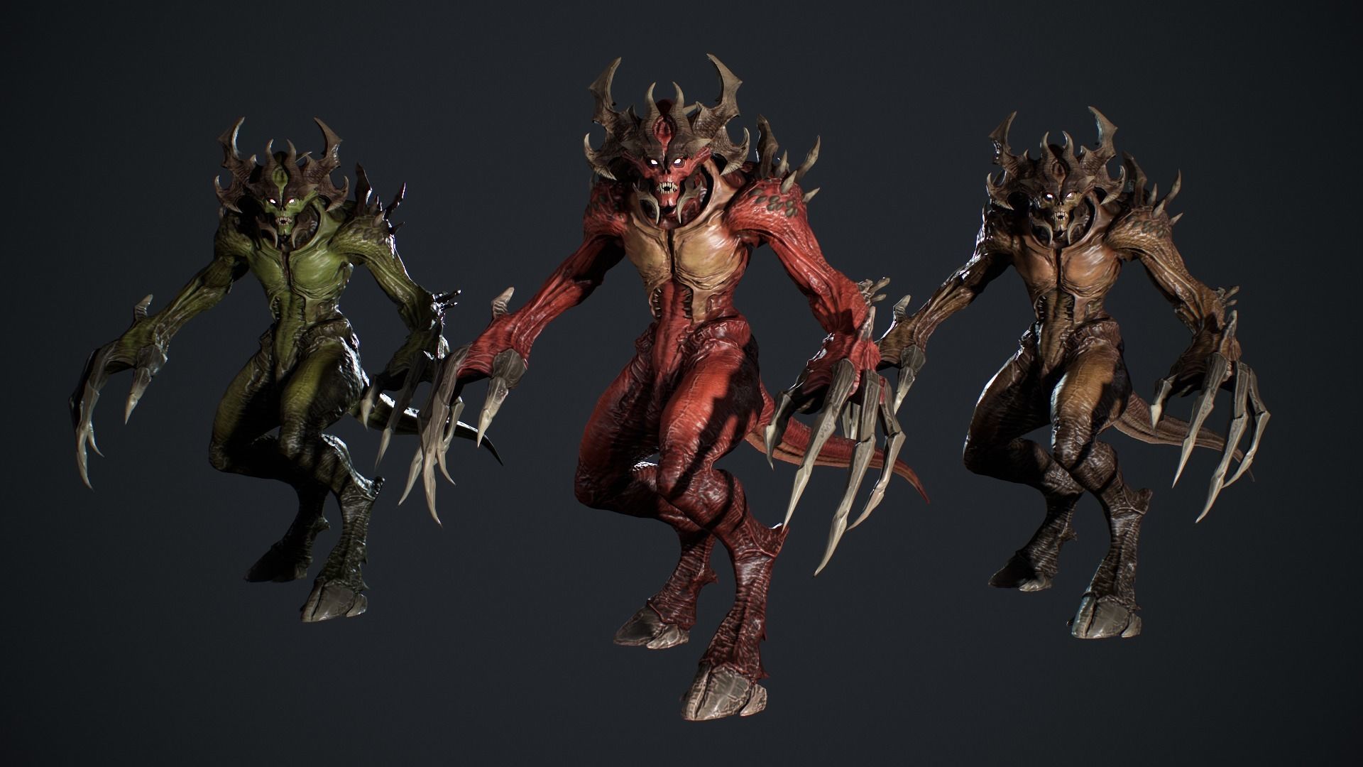 Hell Demon super pack 3D Model Collection_31