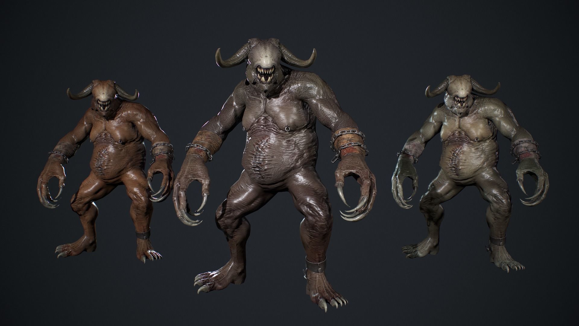 Hell Demon super pack 3D Model Collection_33