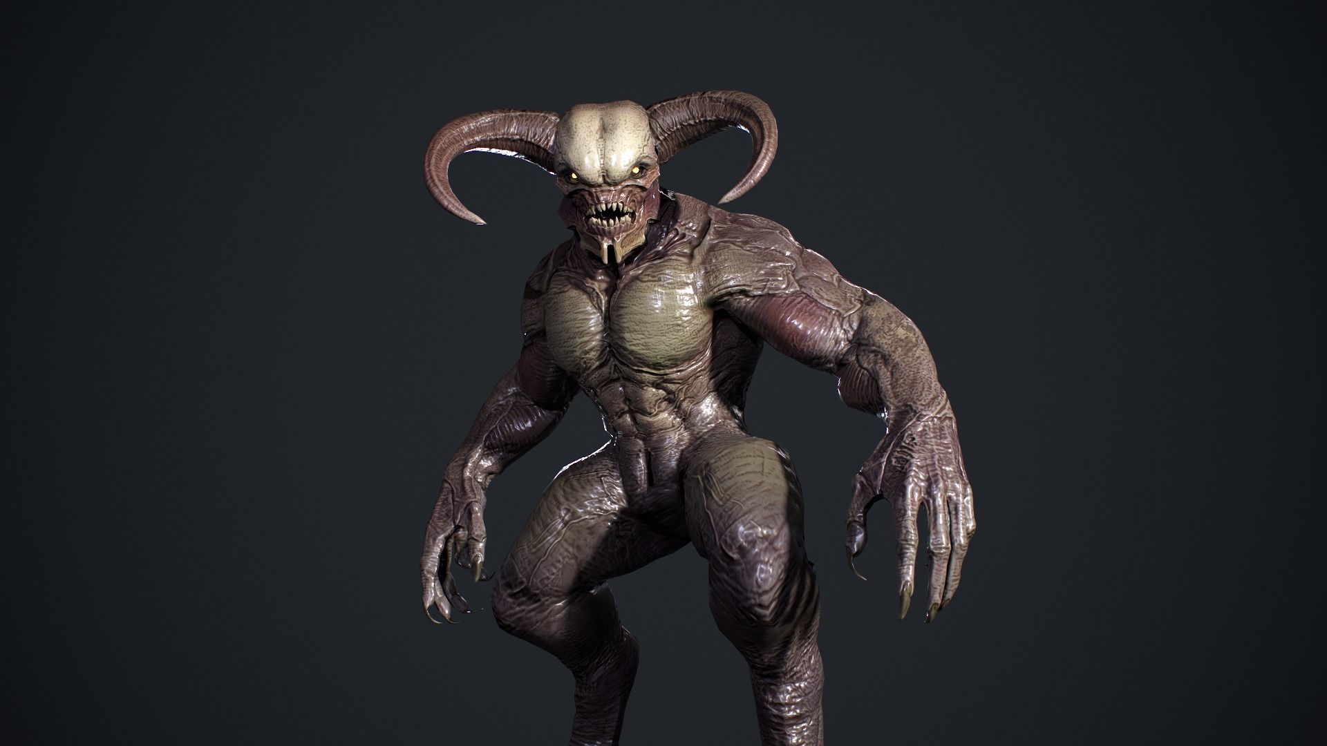 Hell Demon super pack 3D Model Collection_22