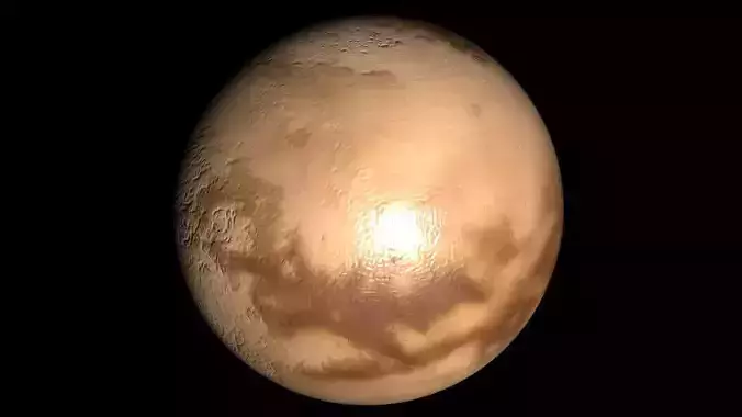 Titan Planet 3D model