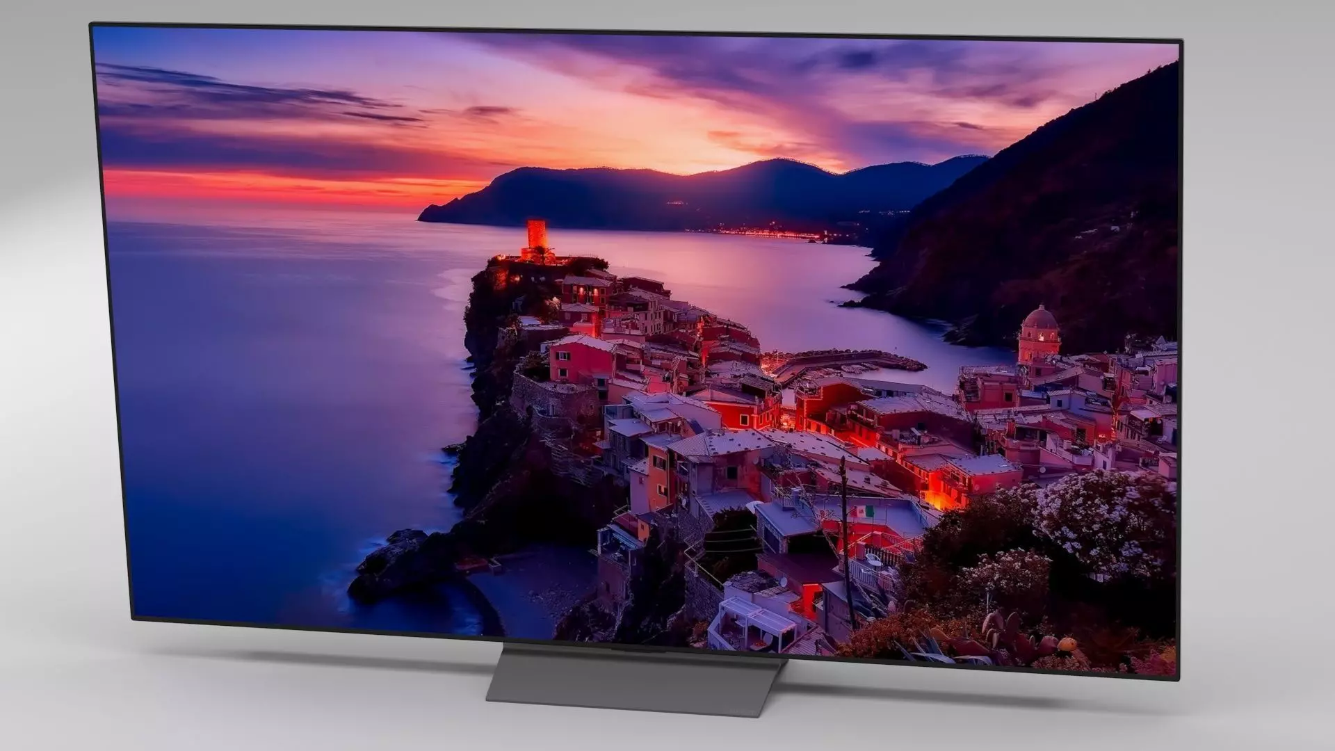 TV LG OLED evo 2022 3d model Low-poly 3D model_0