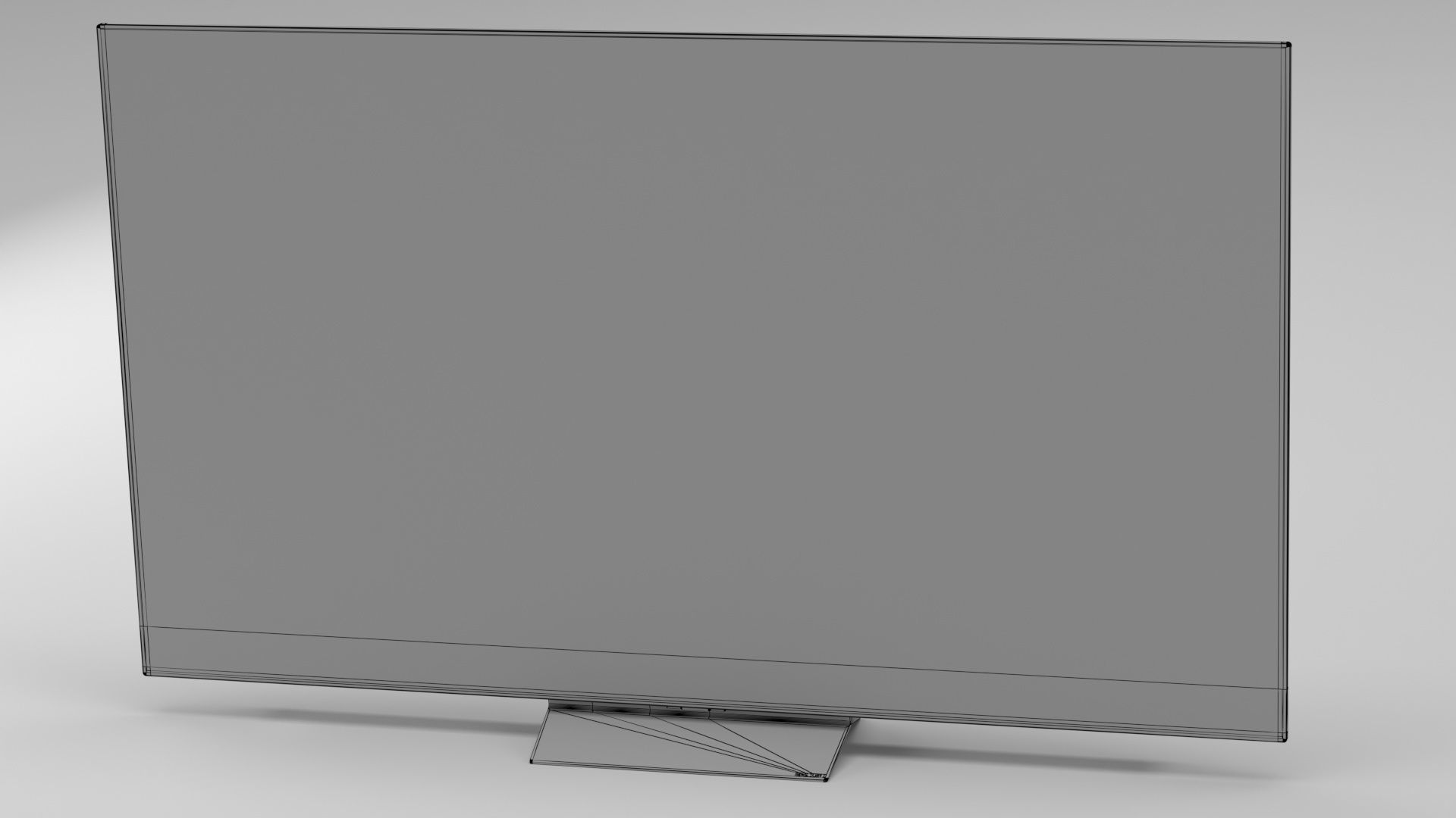 TV LG OLED evo 2022 3d model Low-poly 3D model_9