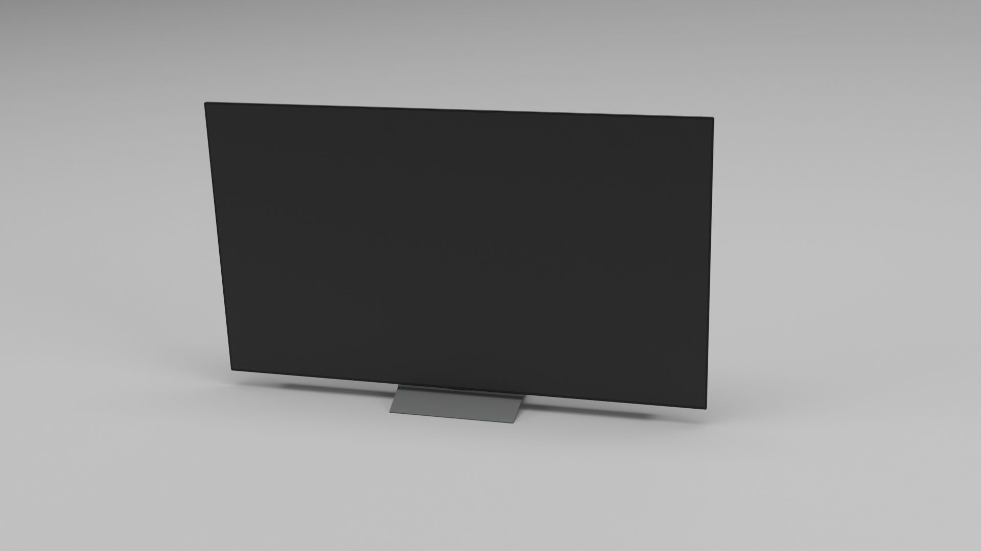 TV LG OLED evo 2022 3d model Low-poly 3D model_1