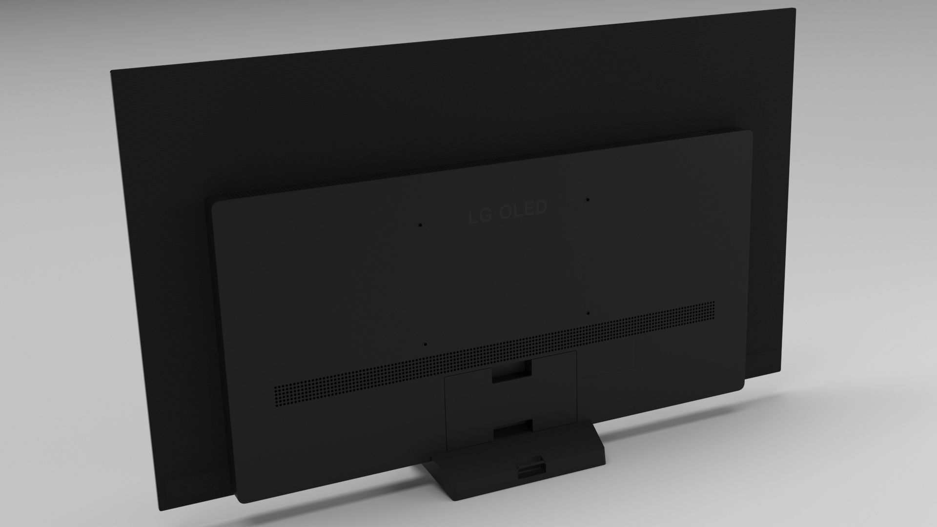 TV LG OLED evo 2022 3d model Low-poly 3D model_4