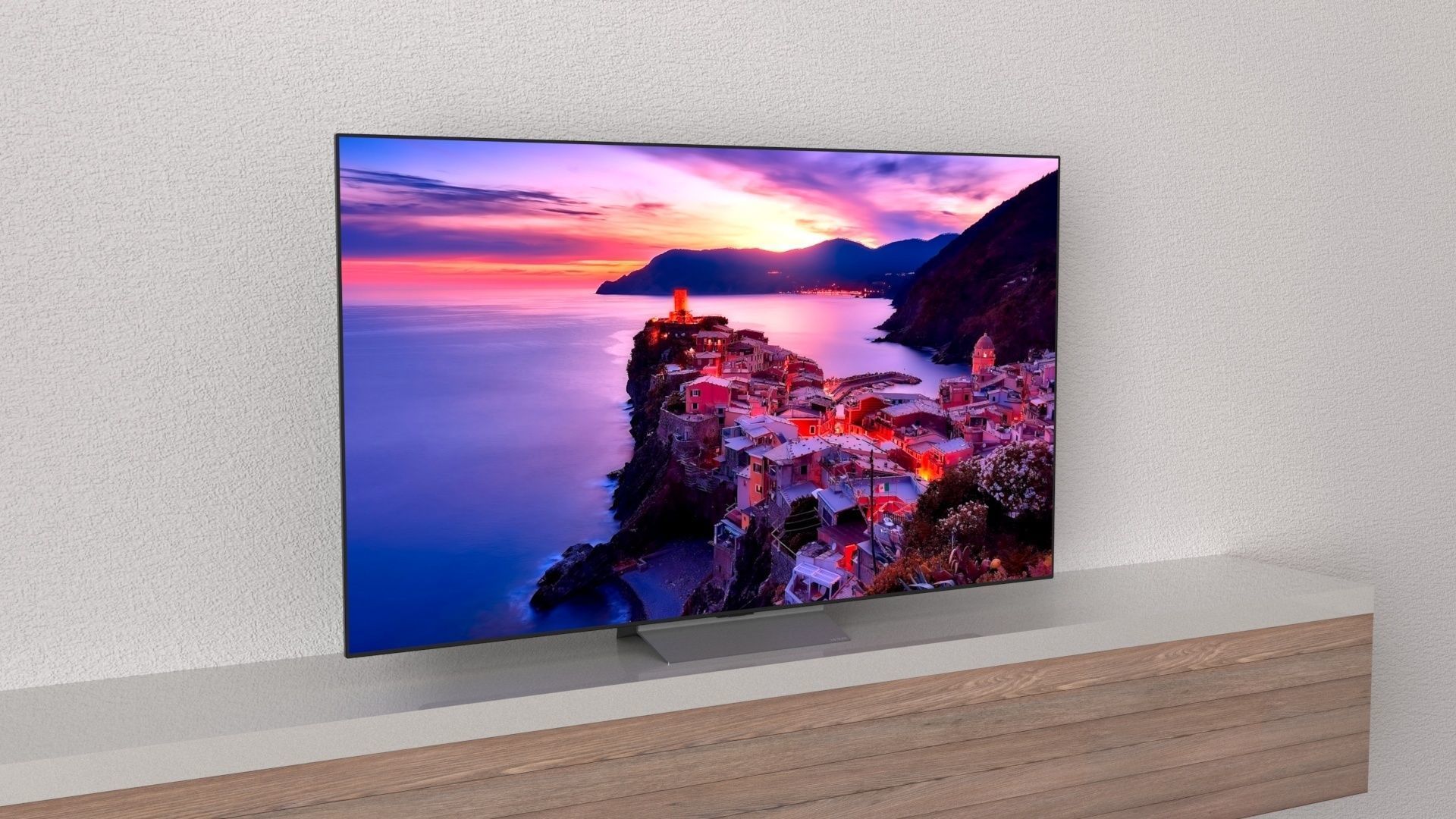 TV LG OLED evo 2022 3d model Low-poly 3D model_8